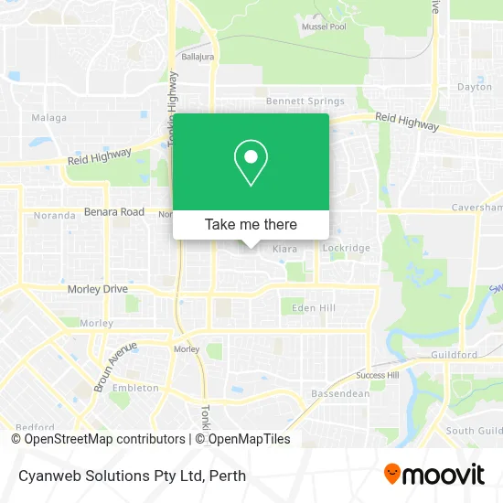 Mapa Cyanweb Solutions Pty Ltd