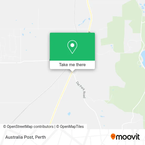 Mapa Australia Post