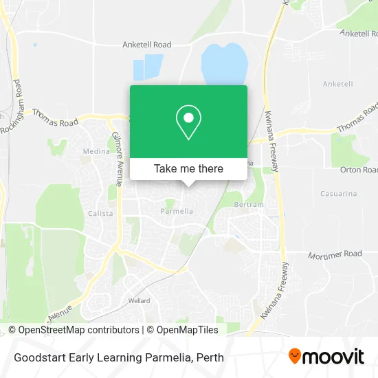 Goodstart Early Learning Parmelia map