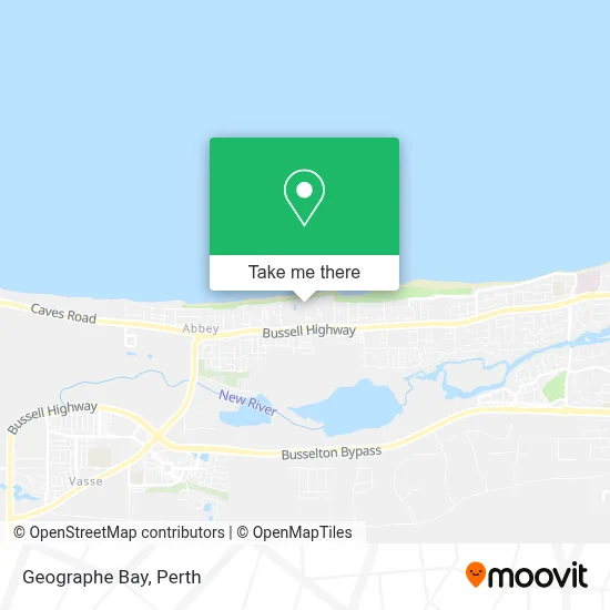 Mapa Geographe Bay