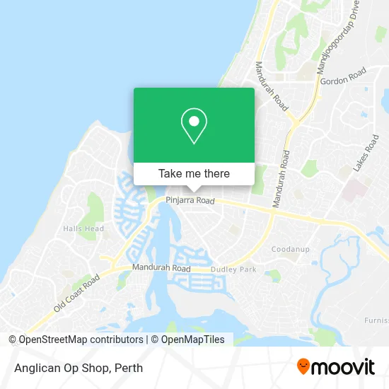 Mapa Anglican Op Shop