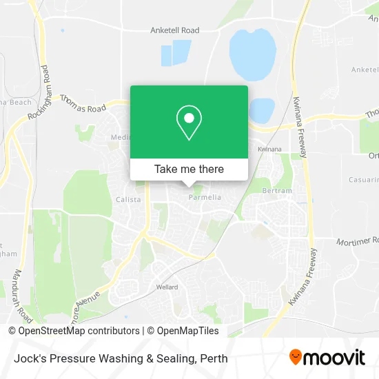 Mapa Jock's Pressure Washing & Sealing