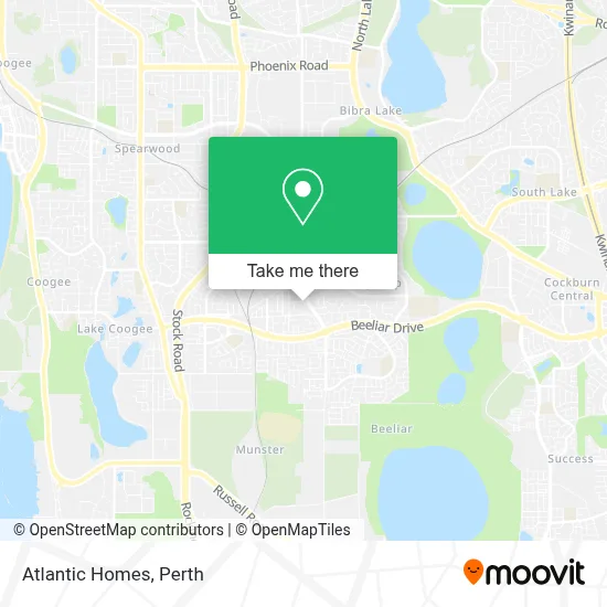 Mapa Atlantic Homes