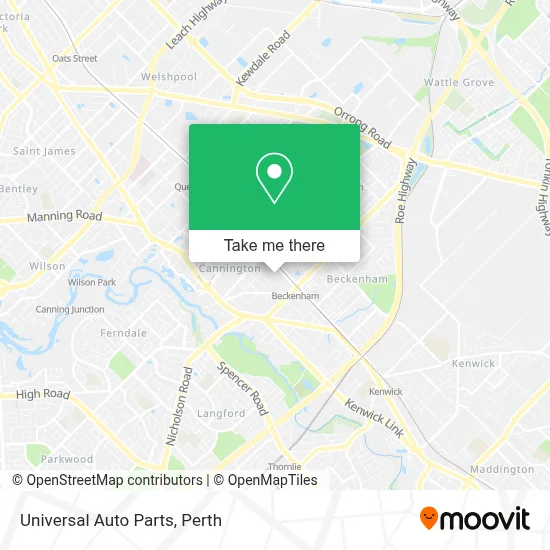 Mapa Universal Auto Parts