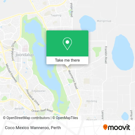 Mapa Coco Mexico Wanneroo