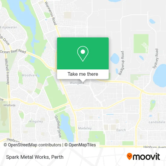 Mapa Spark Metal Works
