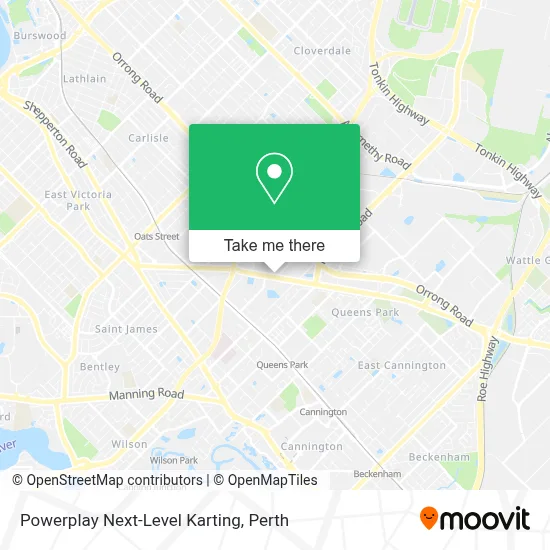 Mapa Powerplay Next-Level Karting