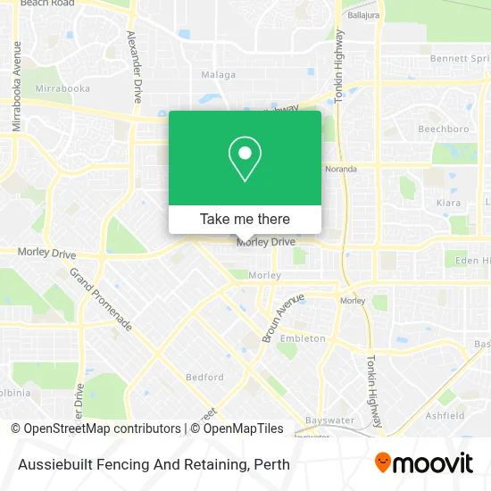 Aussiebuilt Fencing And Retaining map