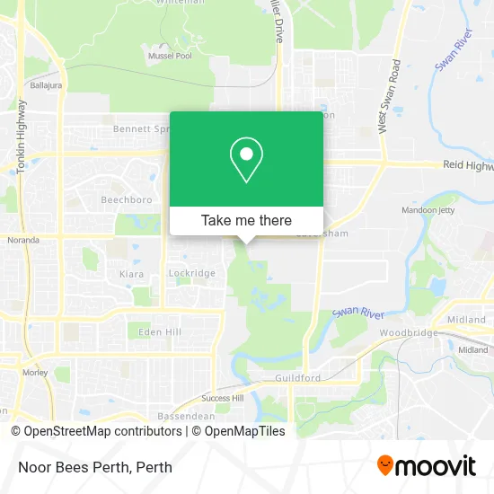Mapa Noor Bees Perth