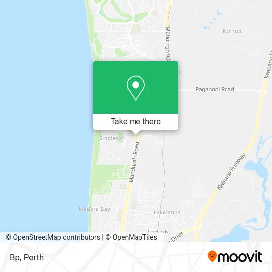 Mapa Bp
