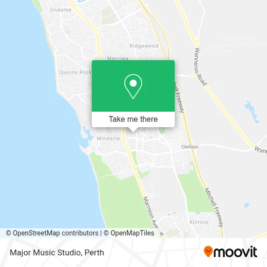 Mapa Major Music Studio