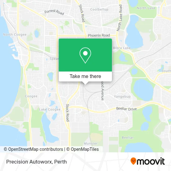 Mapa Precision Autoworx