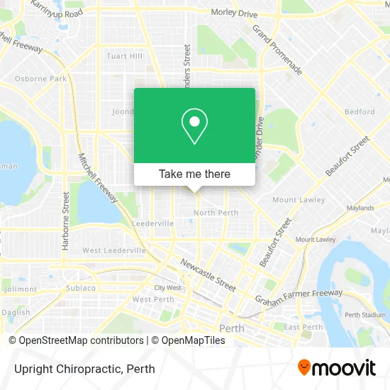 Mapa Upright Chiropractic