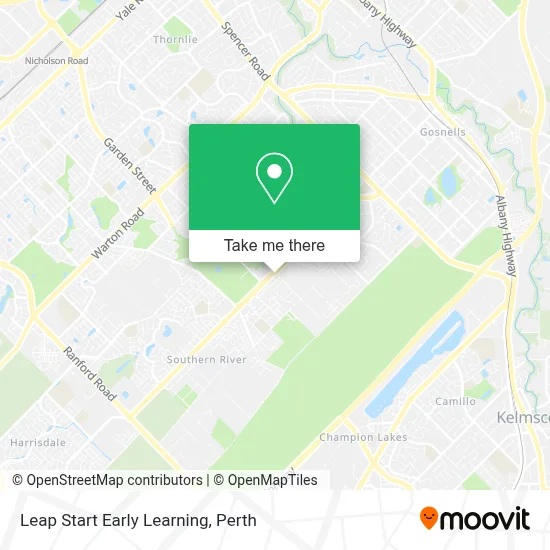 Leap Start Early Learning map