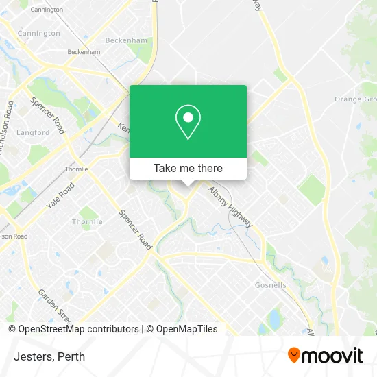 Mapa Jesters
