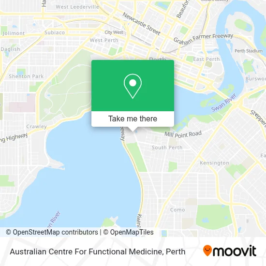 Mapa Australian Centre For Functional Medicine