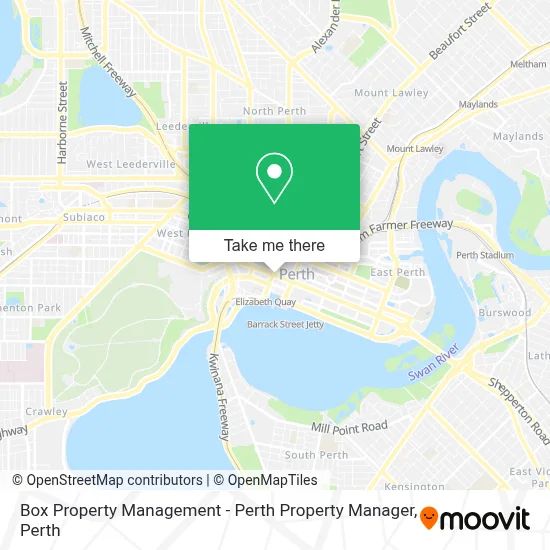 Box Property Management - Perth Property Manager map