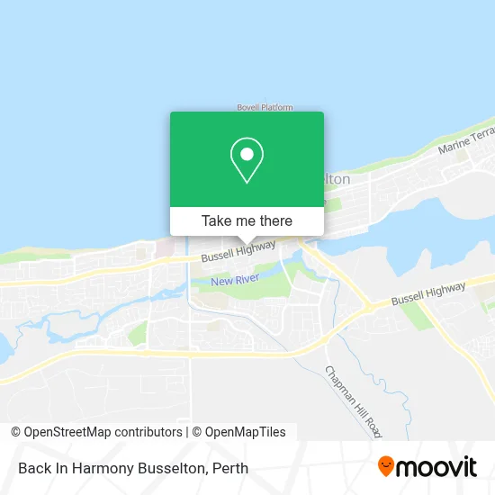 Mapa Back In Harmony Busselton