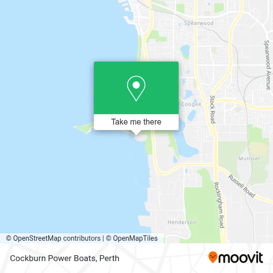 Mapa Cockburn Power Boats