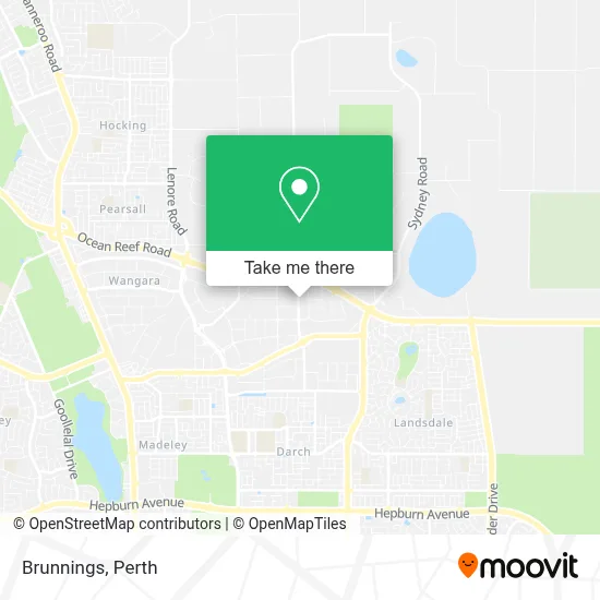 Mapa Brunnings