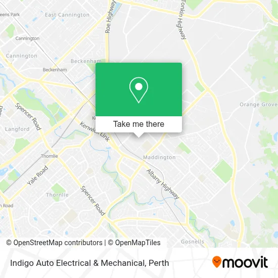 Mapa Indigo Auto Electrical & Mechanical