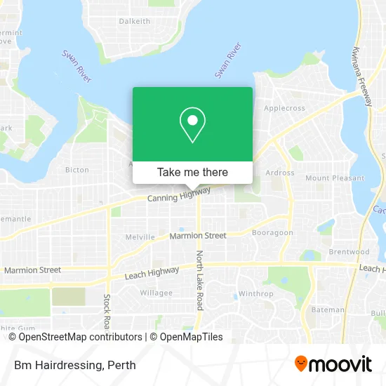 Mapa Bm Hairdressing