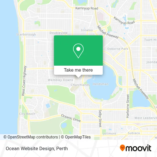 Mapa Ocean Website Design
