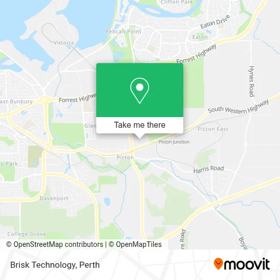 Mapa Brisk Technology