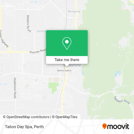 Mapa Talion Day Spa