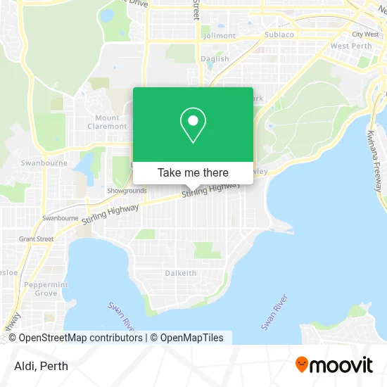Mapa Aldi