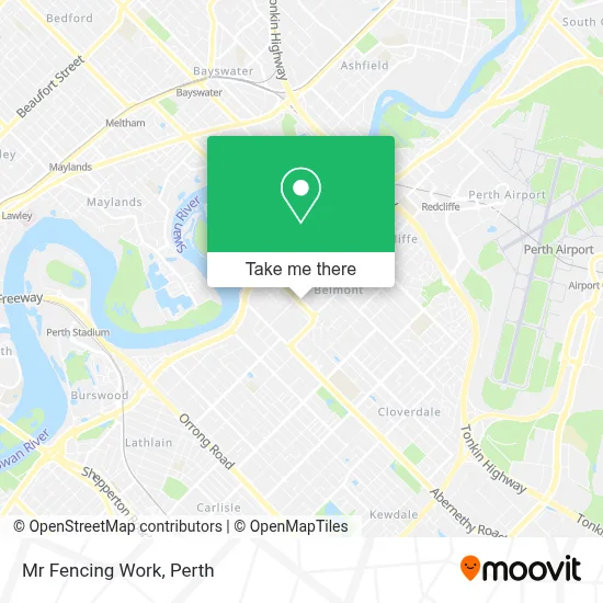 Mr Fencing Work map