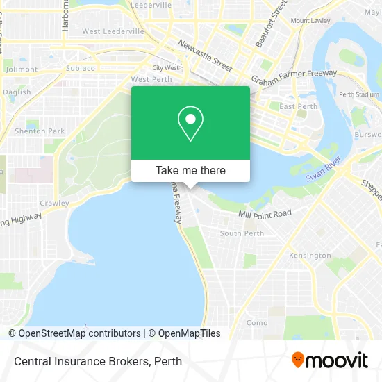 Mapa Central Insurance Brokers