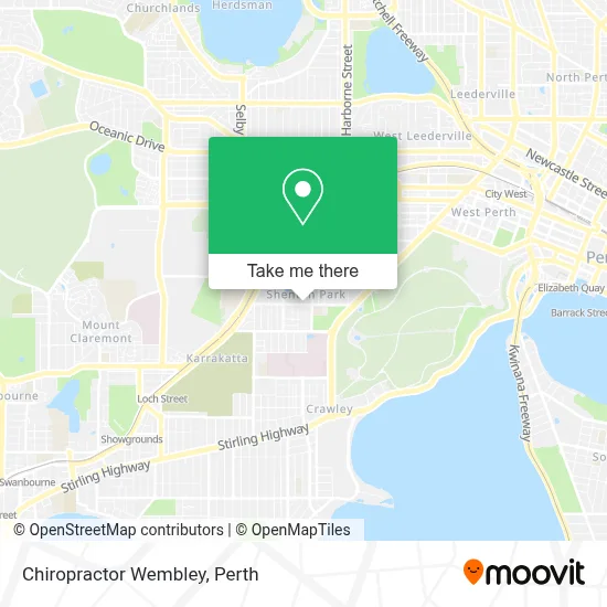Mapa Chiropractor Wembley