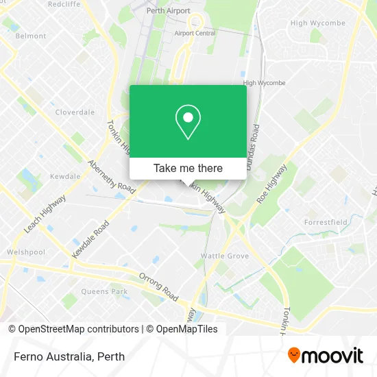 Mapa Ferno Australia