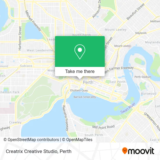 Creatrix Creative Studio map