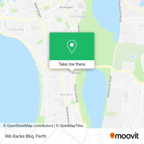 Mapa Rib Racks Bbq