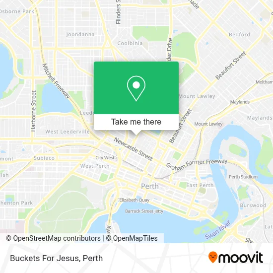 Buckets For Jesus map
