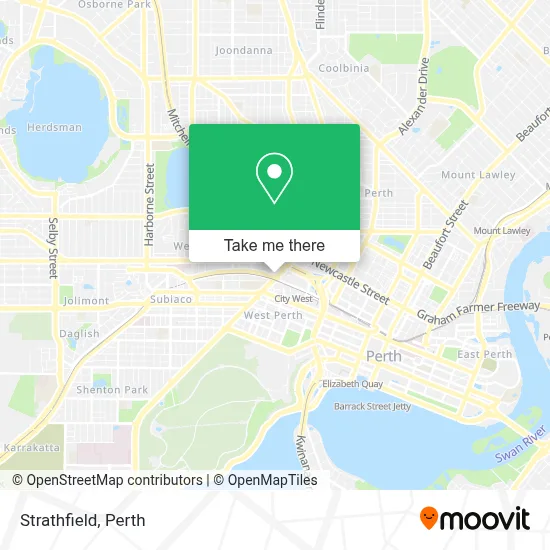 Mapa Strathfield