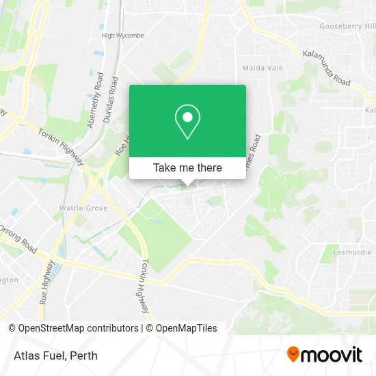 Mapa Atlas Fuel