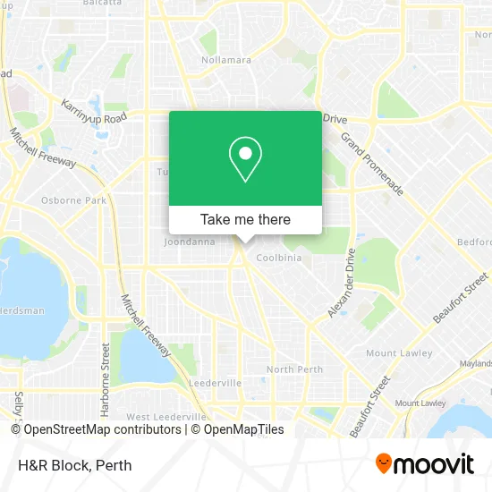 H&R Block map
