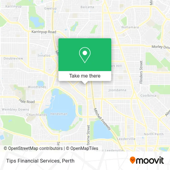 Tips Financial Services map