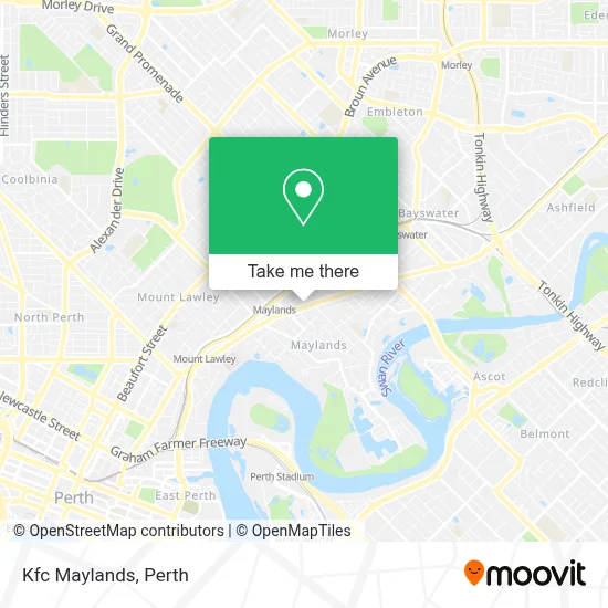 Mapa Kfc Maylands