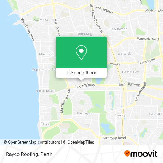 Mapa Rayco Roofing