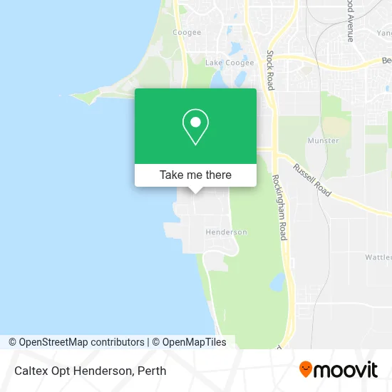 Mapa Caltex Opt Henderson