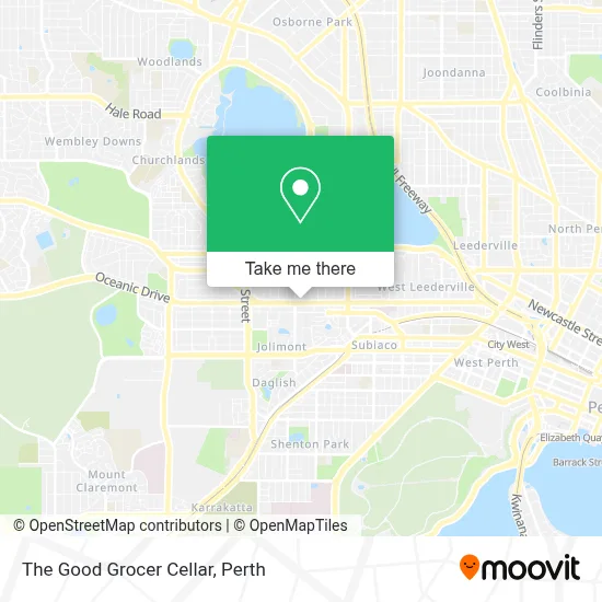 Mapa The Good Grocer Cellar