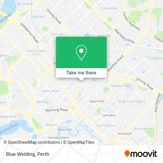 Mapa Blue Welding