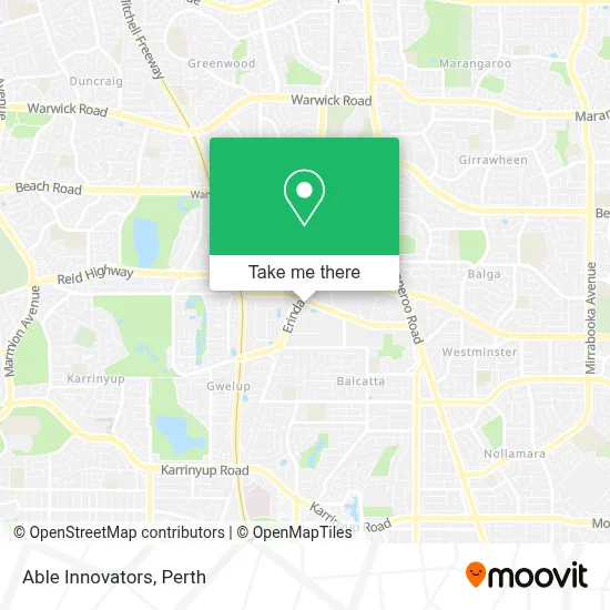 Mapa Able Innovators
