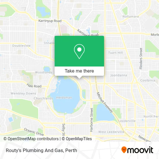 Mapa Routy's Plumbing And Gas