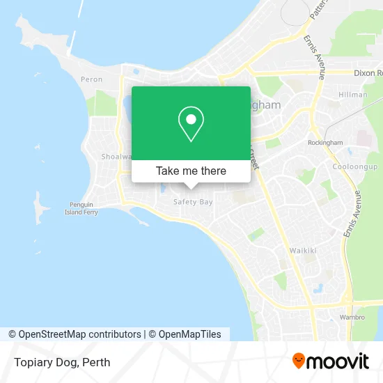 Mapa Topiary Dog