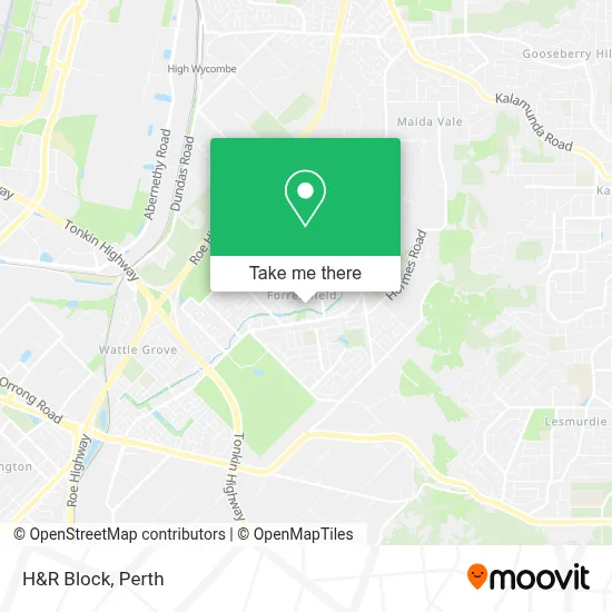 Mapa H&R Block